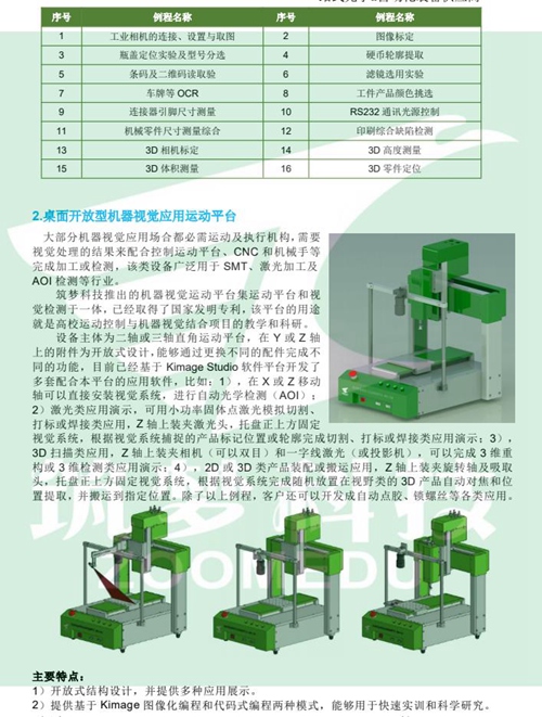 機(jī)器視覺實驗室建設(shè)方案（本科）